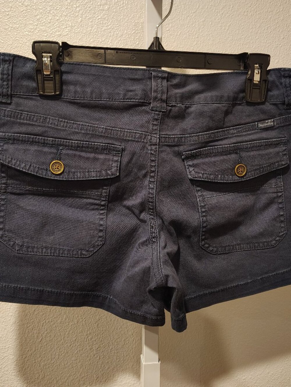 Unionbay Delaney Junior's Utility Shorts Size 9 Navy Blue Cotton Spandex Stretch